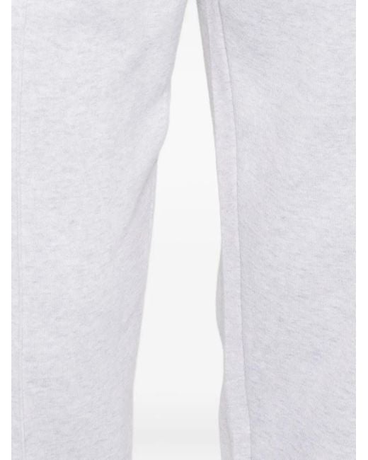 Eleventy White Drawstring Cuffed Track Pants for men