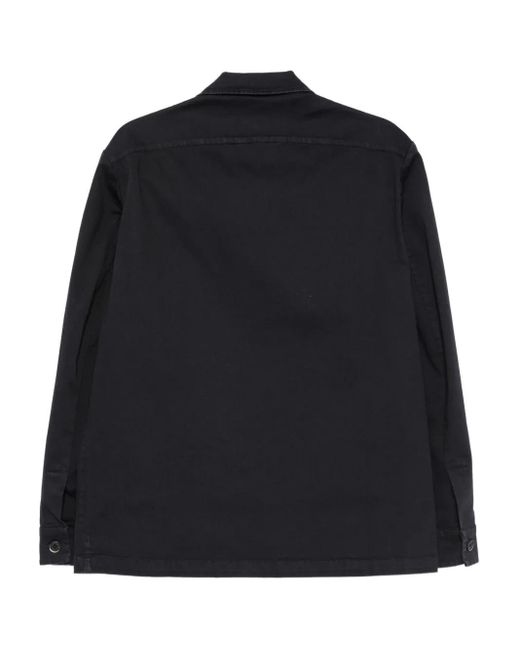 Barena Black Button-Fastening Pocket Shirt Jacket for men