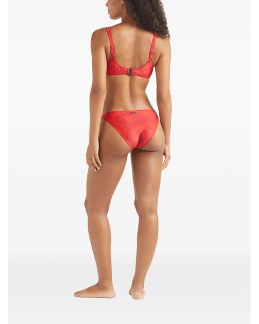 Vilebrequin Red Flower Power Bikini Bottoms