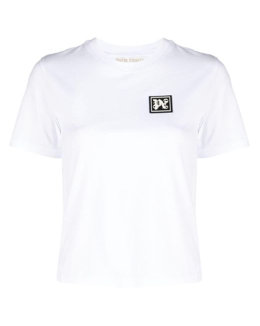 Camiseta Ski Club Palm Angels de color White