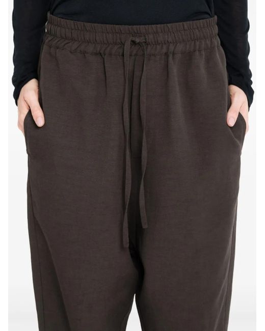UMA | Raquel Davidowicz ドローストリング クロップドパンツ Brown