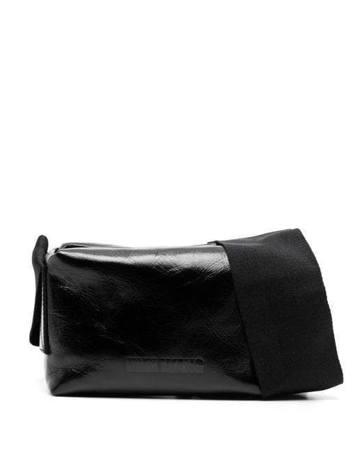 Uma Wang Black Medium Leather Shoulder Bag
