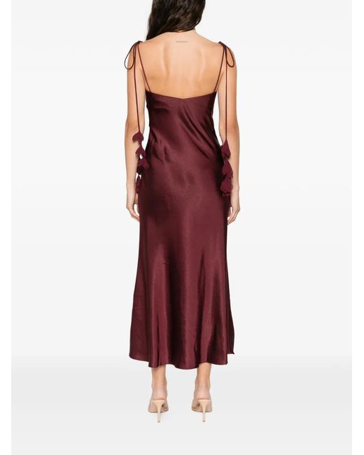 Self-Portrait Red Midi Dresses