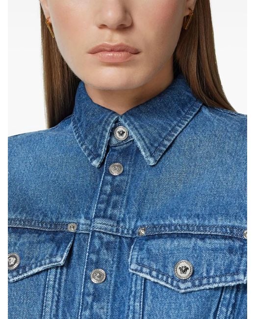 Versace Blue Denim Shirt