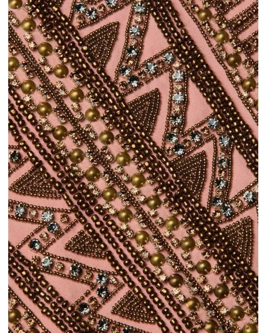 L'Agence Pink Blossom Beaded Jacket