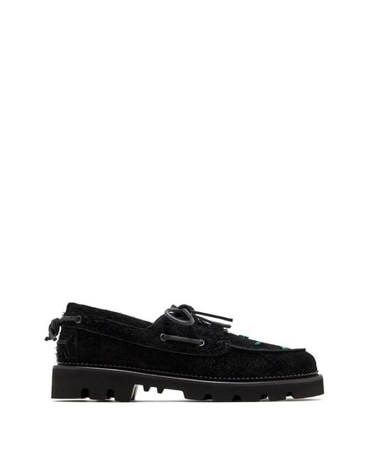 Collegium Black Chaussures Bateau Pillar Taos À Perles for men
