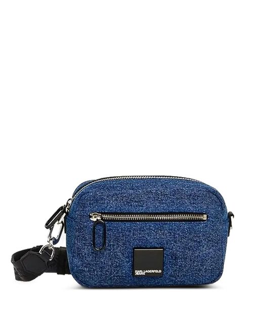 Karl Lagerfeld Blue Jeans-Mini-Tasche Mit Reißverschluss