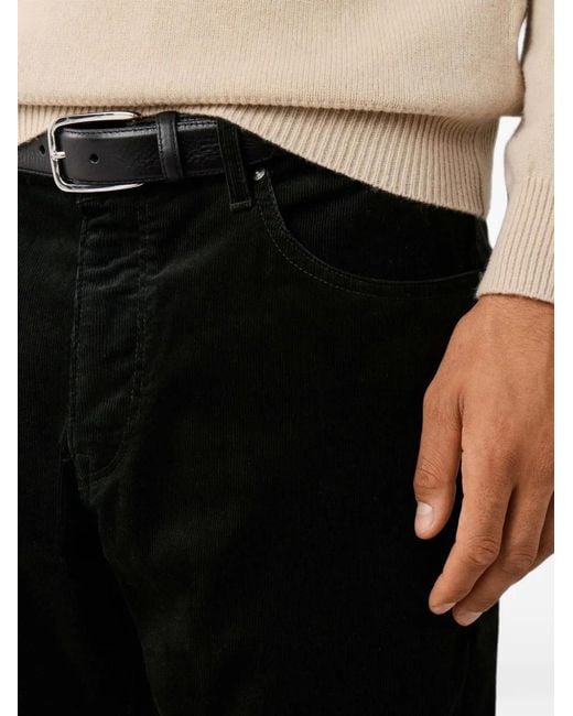 Hackett Trinity Ribfluwelen Broek in het Black voor heren
