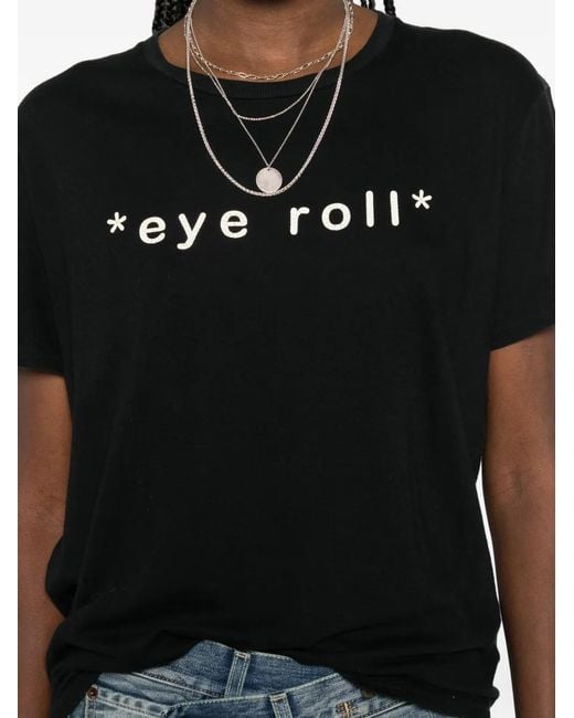 R13 Black Eye Roll Boy Graphic-Print T-Shirt