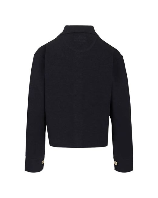 Maison Kitsuné Black Buttoned Jacket