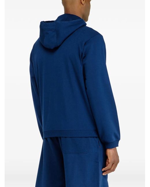 DIESEL Blue Hoodie for men