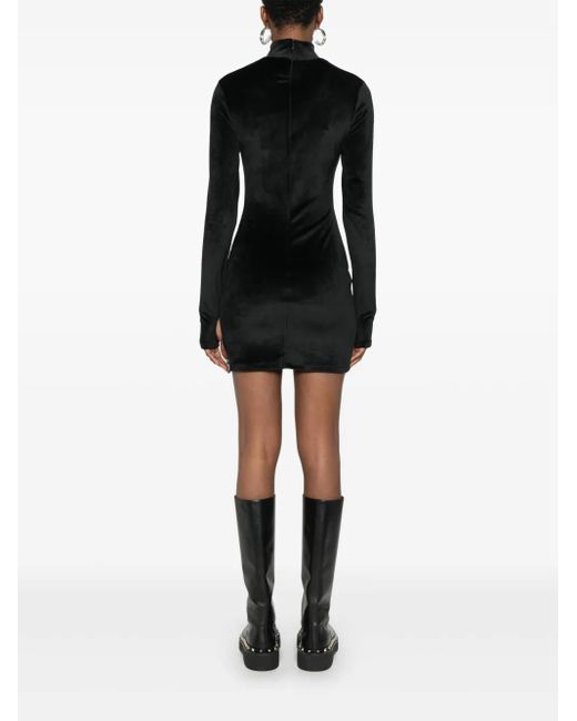 Robe En Velours À Coupe Courte Gcds en coloris Black