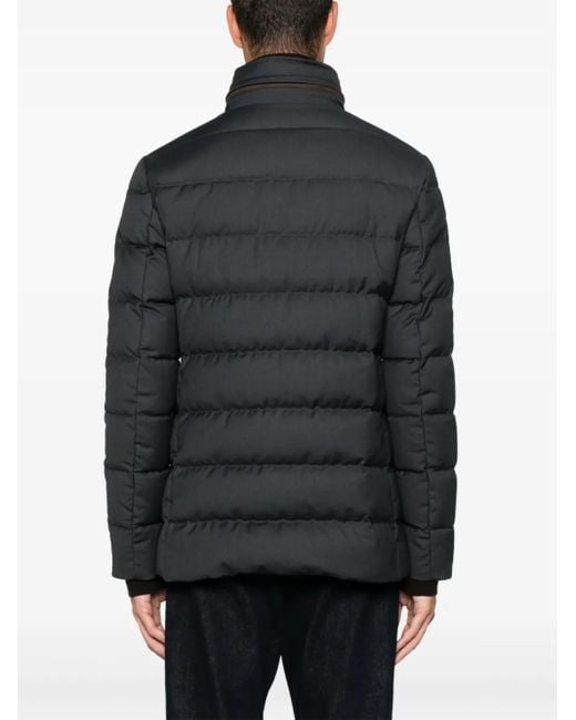 Moorer Black Ilvo-Pum Jacket for men