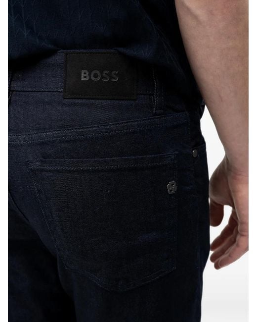 Boss Black Logo-Patch Jeans for men