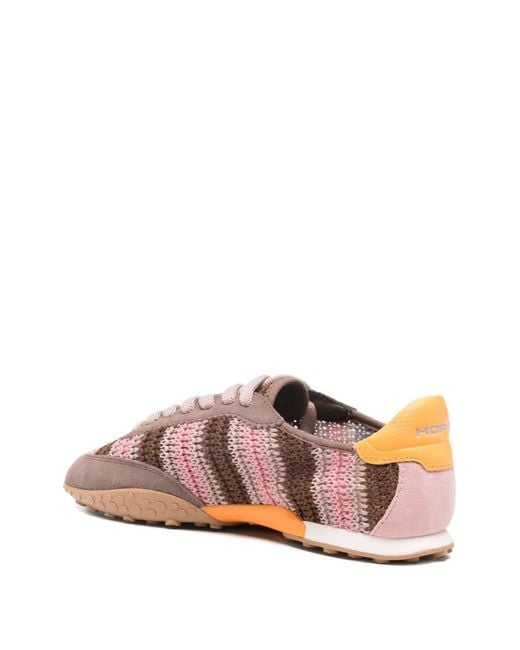 HOFF Pink Woven Bridge Sneakers