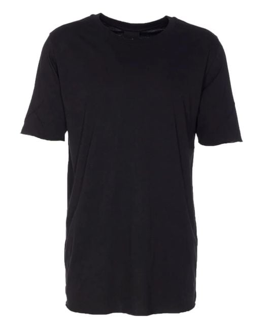 Thom Krom Black Cotton T-Shirt for men