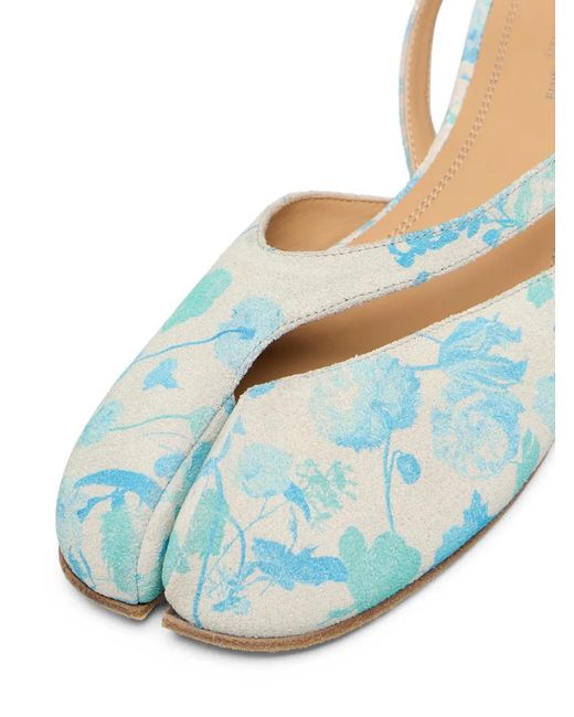 Maison Margiela Natural Tabi Slingback Ballerinas