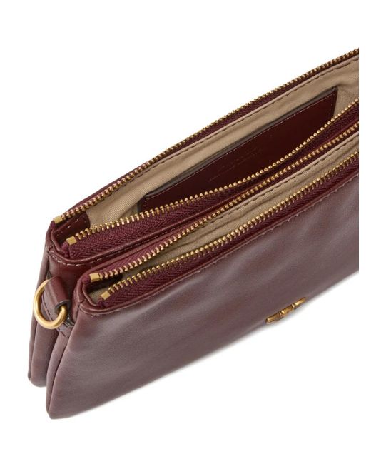 Clutch Double Bag Mini di Pinko in Purple