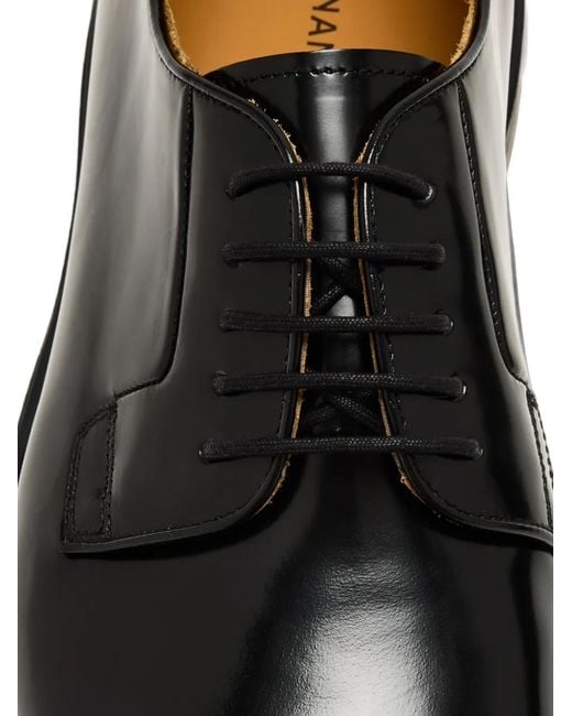 Magnanni Shoes Black Detroit Flex Oxford Shoes for men