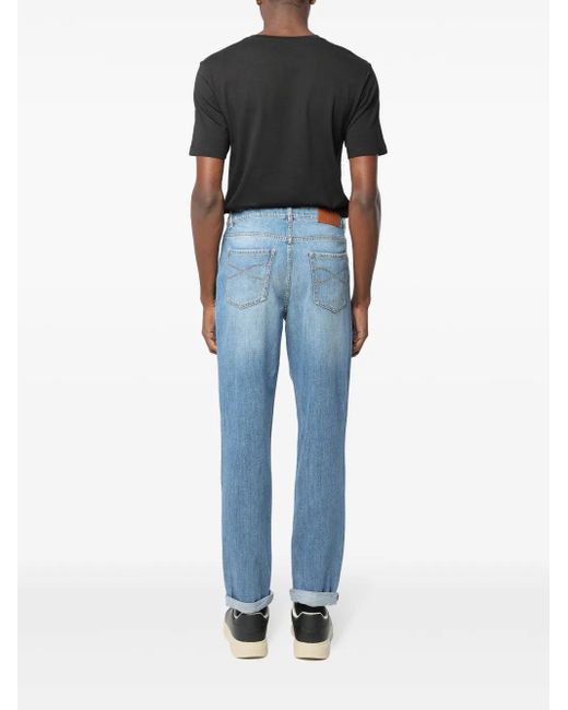 メンズ Brunello Cucinelli ストレートジーンズ Blue