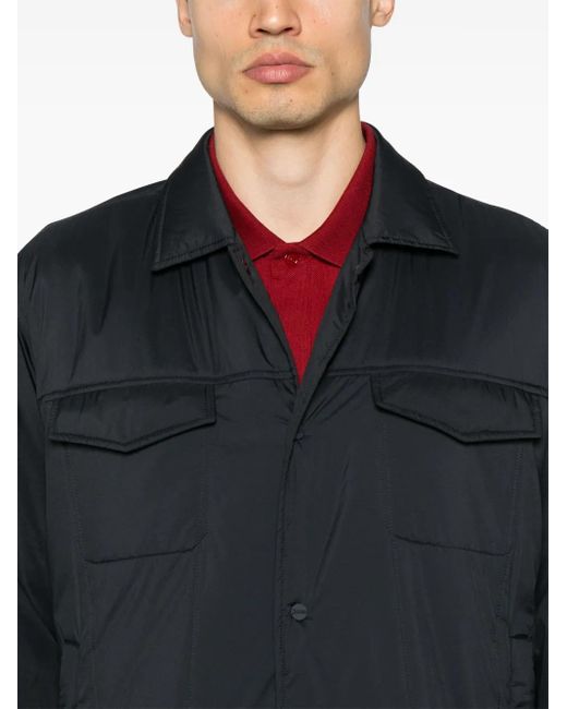 Herno Black Ecoage Jacket for men