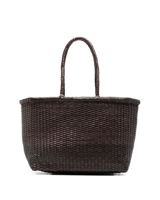 Dragon Diffusion Black B Weave Big Schultertasche