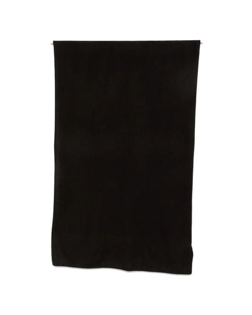 Lisa Yang Black Fine-Knit Scarf