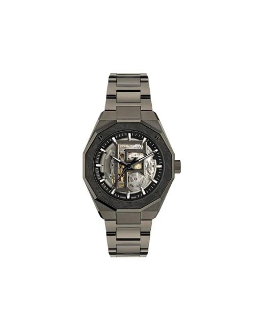 Geometrico 40Mm di Ferragamo in Black da Uomo