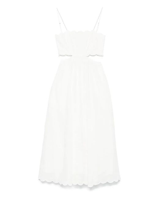 Zimmermann Rhiannon ミディドレス White