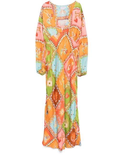 Never Fully Dressed Orange Emma Maxikleid