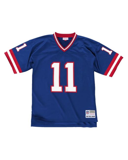 Mitchell & Ness Blue Nfl Legacy "Giants 1986 Phil Simms" Jersey for men