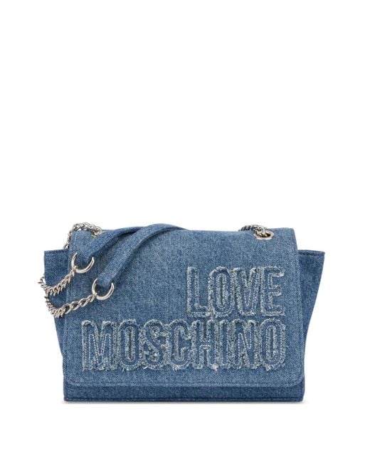 Love Moschino ロゴ ショルダーバッグ Blue