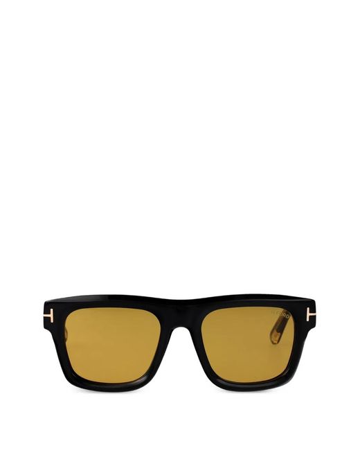 Tom Ford Black Square-Frame Sunglasses