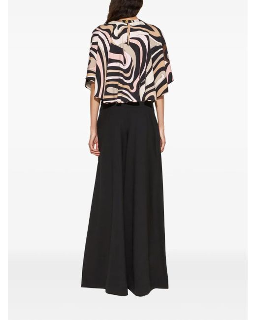 Emilio Pucci White Marmo Blouse
