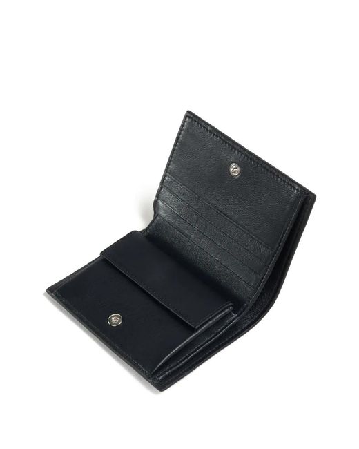 Marni Black Logo-Embroidered Billfold Wallet for men