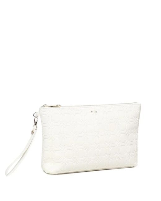 V73 Eugenia クラッチバッグ White