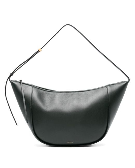 Wandler Gray Maggie Leather Shoulder Bag