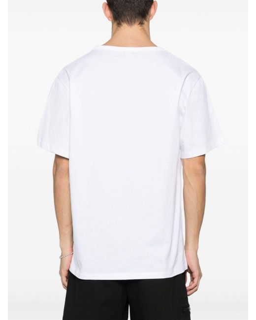 T-shirt di Alexander McQueen in White da Uomo