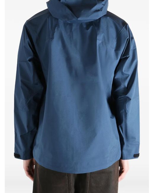 Goldwin Blue Hooded Zip-Fastening Jacket