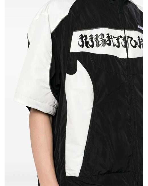 KUSIKOHC RIDER FAUX LEATHER SHORT SHIRTS