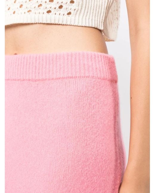 Cashmere In Love Ula ファインニット ミニスカート Pink