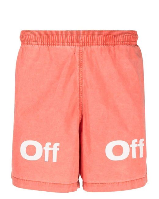 Off-White c/o Virgil Abloh Bounce Swim Shorts in Green for Men Mens Clothing Beachwear Swim trunks and swim shorts 