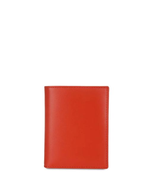 Comme des Garçons Red Portefeuille Pliant À Détail De Logo