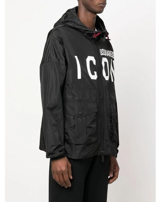 DSquared² Black Light Jackets for men