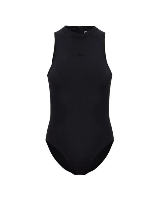 Vetements Blue Sleeveless Mock-Neck Body