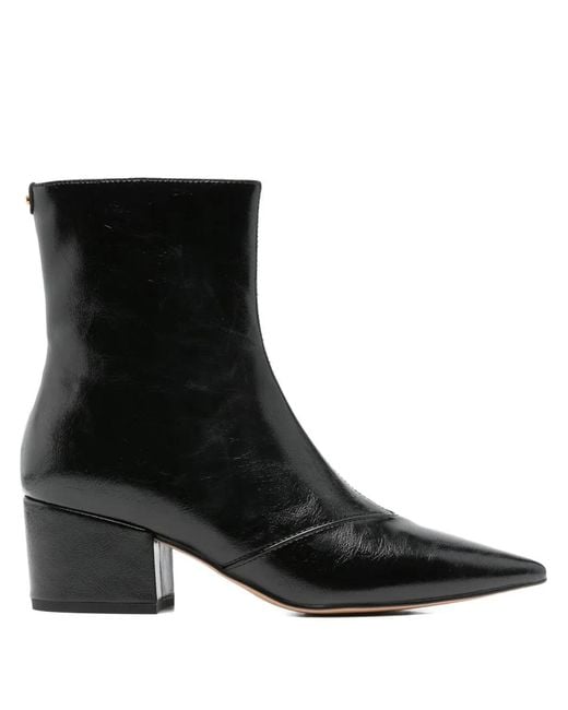Twinset Black 55Mm Leather Ankle Boots