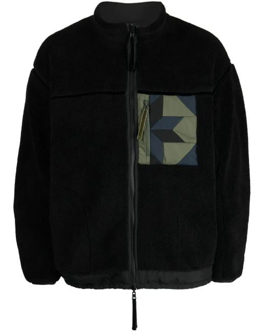 Chaqueta con detalle patchwork Yoshio Kubo de hombre de color Black