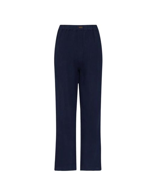 Vilebrequin Blue Linen Trousers