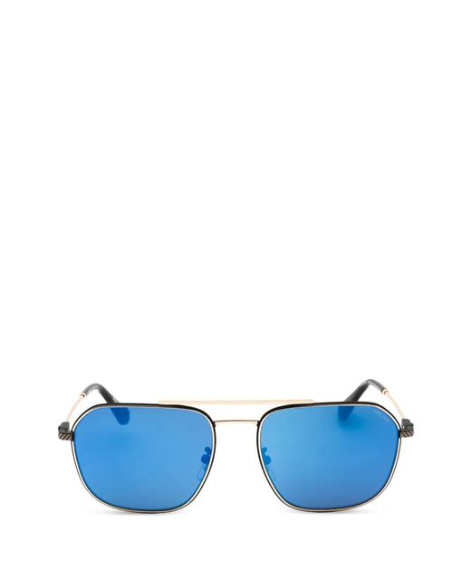 Police Blue Double-Bridge Sunglasses for men