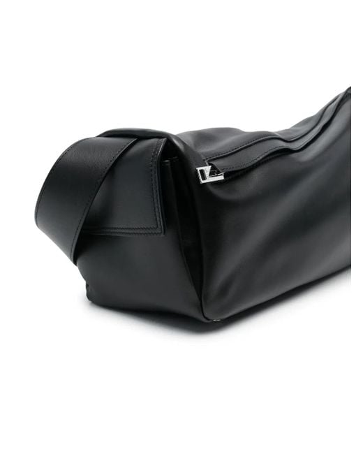 Borsa A Tracolla Oversize di Sunnei in Black